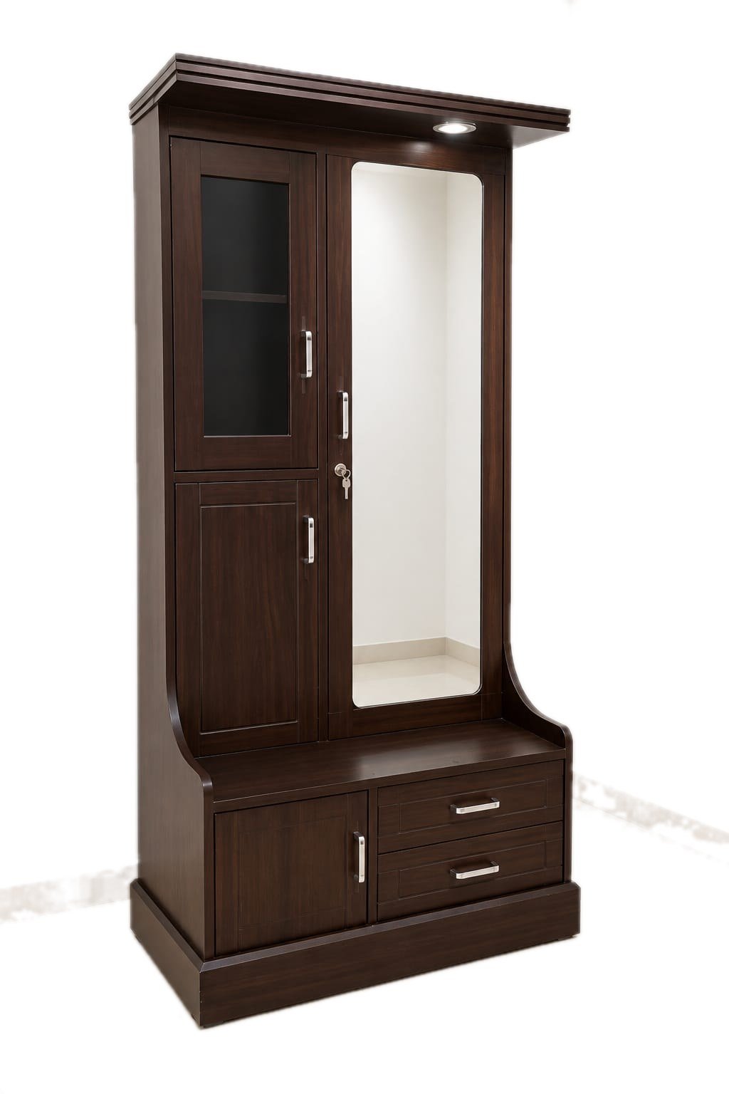 Elara Dresser with Mirror, espresso rosewood